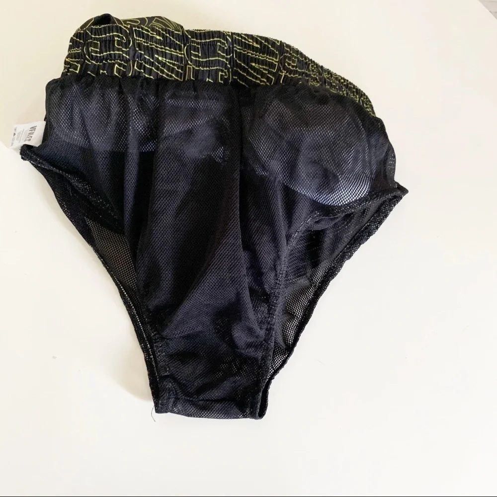 VFILES Men’s 5” Logo Swim Shorts Black Size Medium